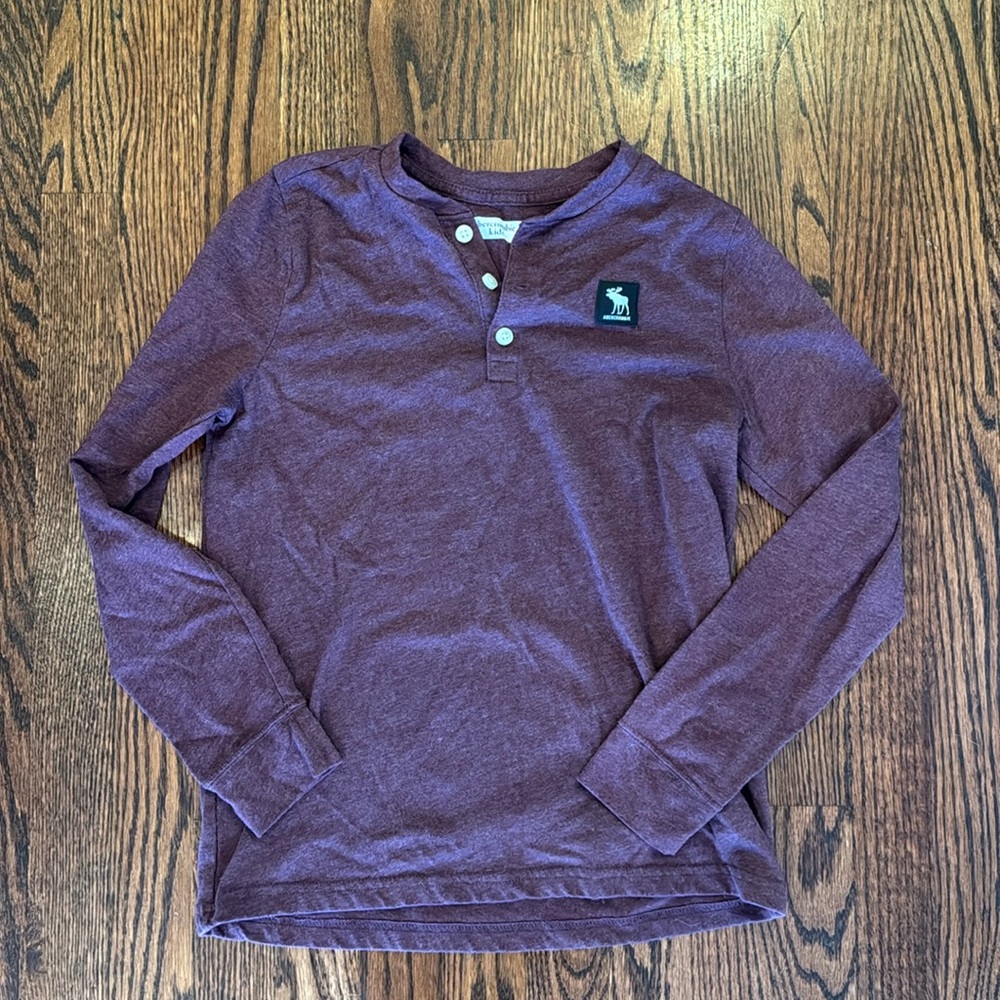 Abercrombie Kids Size 11/12 Boys Long Sleeve Tee